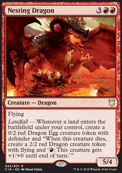 Nesting Dragon C18-24 Rare Near Mint Englisch