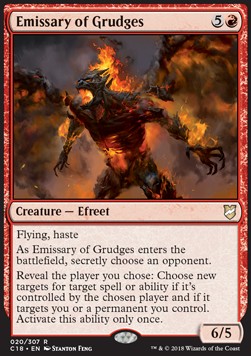 Emissary of Grudges C18-20 Rare Excellent Englisch