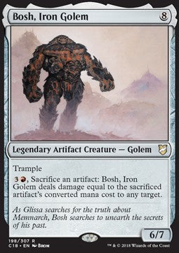 Bosh, Iron Golem C18-198 Rare Near Mint Englisch