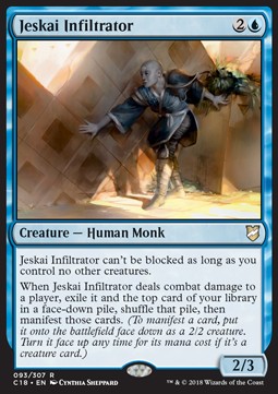 Jeskai Infiltrator C18-93 Rare Excellent Englisch