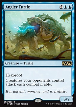 Angler Turtle PM19-GP2 Rare Excellent Englisch Foil