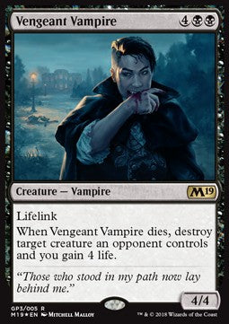 Vengeant Vampire PM19-GP3 Rare Good Englisch Foil
