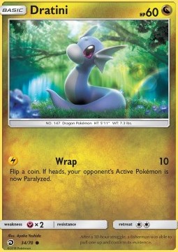 Dratini DRM-34 Common Played Englisch Reverse Holo