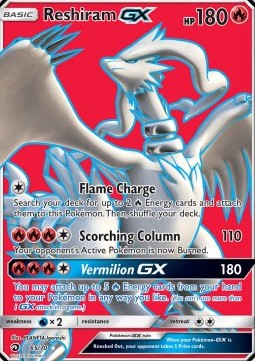 Reshiram GX DRM-65 Ultra Rare MT Englisch