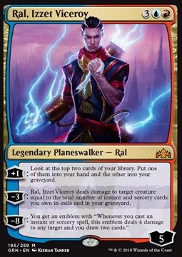 Ral, Izzet Viceroy GRN-195 Mythic Near Mint Englisch