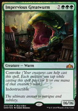 Impervious Greatwurm BABP-273 Mythic Excellent Englisch Foil