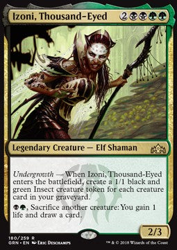 Izoni, Thousand-Eyed GRN-180 Rare Near Mint Englisch