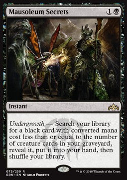 Mausoleum Secrets GRN-75 Rare Near Mint Englisch