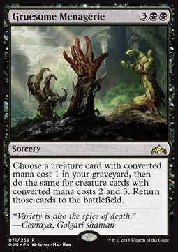 Gruesome Menagerie GRN-71 Rare Near Mint Englisch