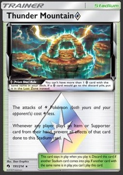 Thunder Mountain ◇ LOT-191 Holo Rare Good Englisch