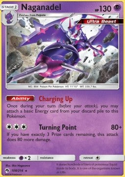 Naganadel LOT-108 Holo Rare Played Englisch