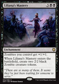 Liliana's Mastery GNT-32 Rare Near Mint Englisch