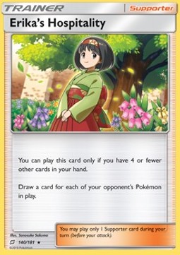 Erikas Gastfreundschaft TEU-140 Holo Rare Good Deutsch