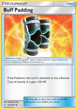 Buff Padding TEU-136 Uncommon Good Englisch Reverse Holo