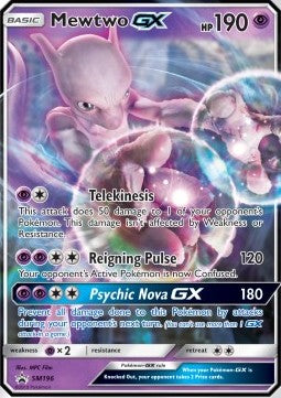 Mewtwo GX SM-196 Promo Excellent Englisch