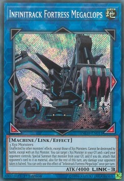Endloskette Festungs-Megaklop INCH-011 Secret Rare Excellent Deutsch 1. Auflage