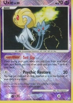 Uxie Lv.55 LA-43 Promo Light Played Englisch