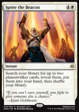 Ignite the Beacon WAR-18 Rare Near Mint Englisch