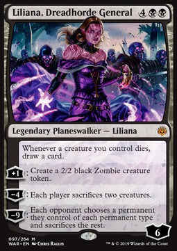 Liliana, Dreadhorde General WAR-97 Mythic Near Mint Englisch