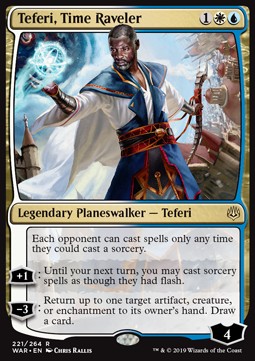 Teferi, Time Raveler WAR-221 Rare Near Mint Englisch