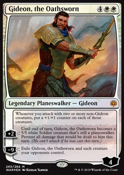 Gideon, the Oathsworn XWAR-265 Mythic Good Englisch Foil
