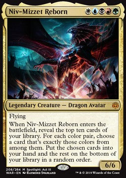 Niv-Mizzet Reborn WAR-208 Mythic Near Mint Englisch