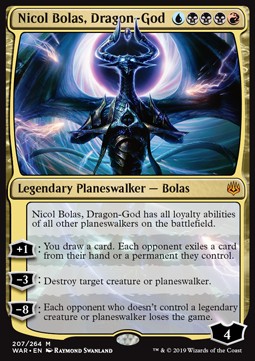 Nicol Bolas, Dragon-God WAR-207 Mythic Near Mint Japanisch