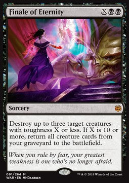 Finale of Eternity WAR-91 Mythic Excellent Englisch