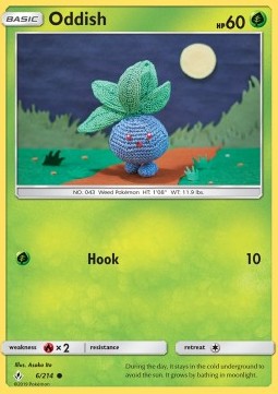 Oddish UNB-6 Common Near Mint Englisch Reverse Holo