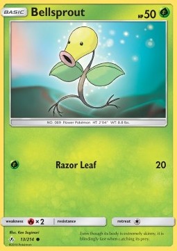 Bellsprout UNB-13 Common Near Mint Englisch Reverse Holo