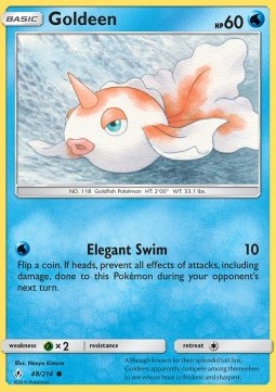 Goldeen UNB-48 Common Near Mint Englisch Reverse Holo