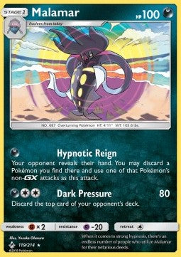 Calamanero UNB-119 Holo Rare Light Played Deutsch