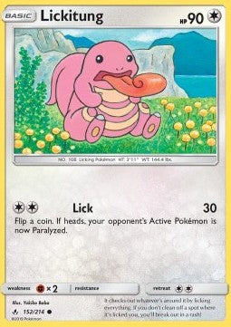 Lickitung UNB-152 Common Excellent Englisch Reverse Holo