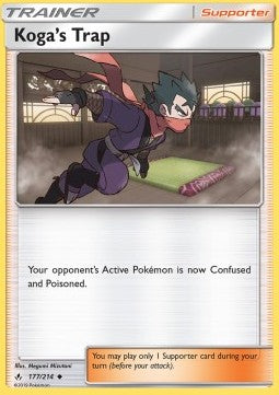 Koga's Trap UNB-177 Uncommon Near Mint Englisch Reverse Holo