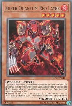 Superquantum Rote Schicht OP10-016 Common Near Mint Deutsch