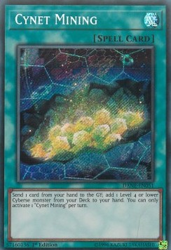 Cynet-Gewinnung DANE-051 Secret Rare Excellent Deutsch 1. Auflage