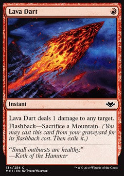 Lava Dart MH1-134 Common Excellent Englisch