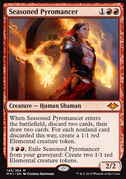 Seasoned Pyromancer MH1-145 Mythic Excellent Englisch