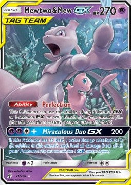 Mewtu & Mew GX UNM-71 Ultra Rare Good Deutsch