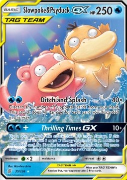 Flegmon & Enton GX UNM-35 Ultra Rare Poor Deutsch