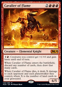 Cavalier of Flame M20-125 Mythic Near Mint Englisch
