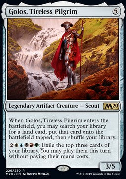 Golos, Tireless Pilgrim M20-226 Rare Excellent Englisch Foil