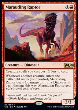 Marauding Raptor M20-150 Rare Near Mint Englisch