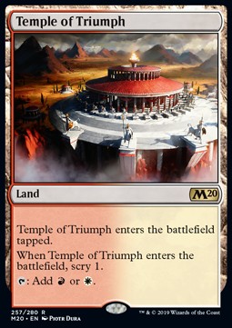 Temple of Triumph M20-257 Rare Excellent Englisch Foil