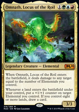 Omnath, Locus of the Roil M20-216 Mythic Near Mint Englisch