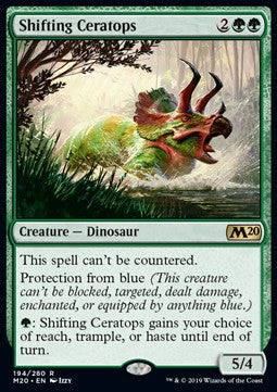 Shifting Ceratops M20-194 Rare Excellent Englisch Foil