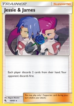 Jessie & James HIF-58 Holo Rare Excellent Deutsch