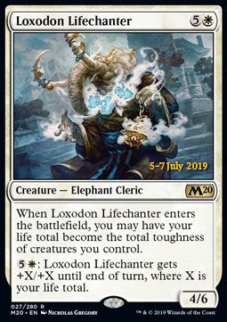 Loxodon Lifechanter XM20-27 Rare Excellent Englisch Foil