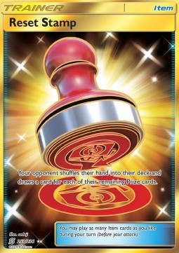 Reset-Stempel UNM-253 Secret Rare Excellent Deutsch