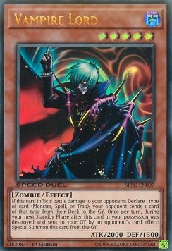 Vampirlord SBSC-007 Ultra Rare Near Mint Deutsch 1. Auflage